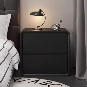 Luxury Wooden Bedside Table with Storage